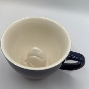 Creature Cups Shark MUG Blue w/ White interior surprise 3D Shark Hidden 11oz